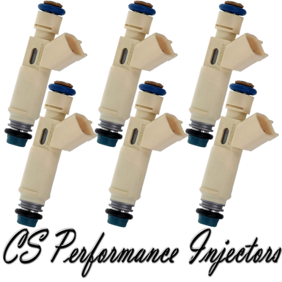 OEM Denso Fuel Injectors (6) Set YL8E-C7B for 2001-2003 Ford Mazda Sable 3.0 V6