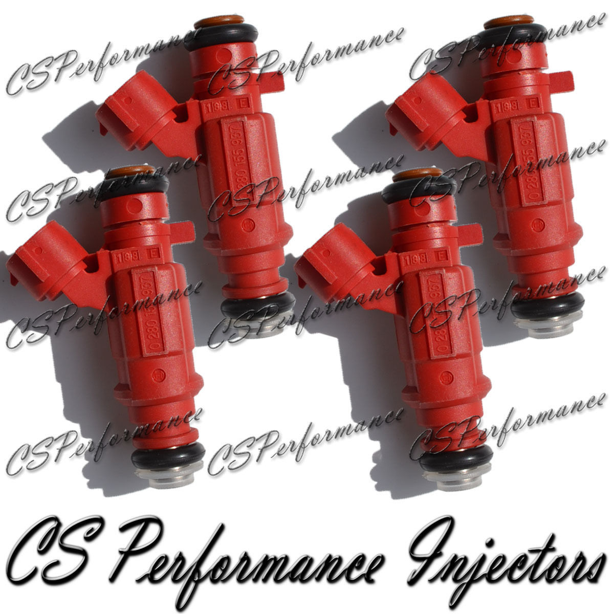 OEM Bosch Fuel Injectors Set (4) 0280155937 for 2000-2002 Nissan Sentra 1.8L I4