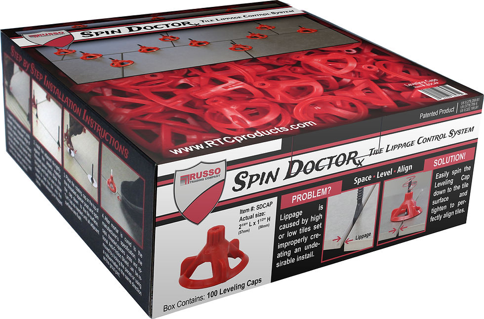 Thumbnail: Russo Trading Company Spin Doctor Tile Leveling System Reusable Caps