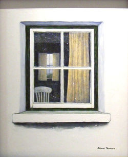 Window with white chair