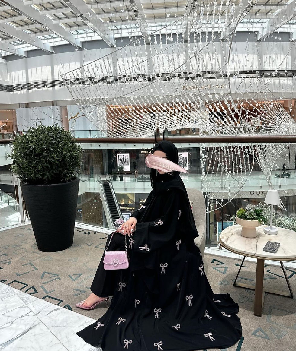 Thumbnail: Handwork Bow abaya