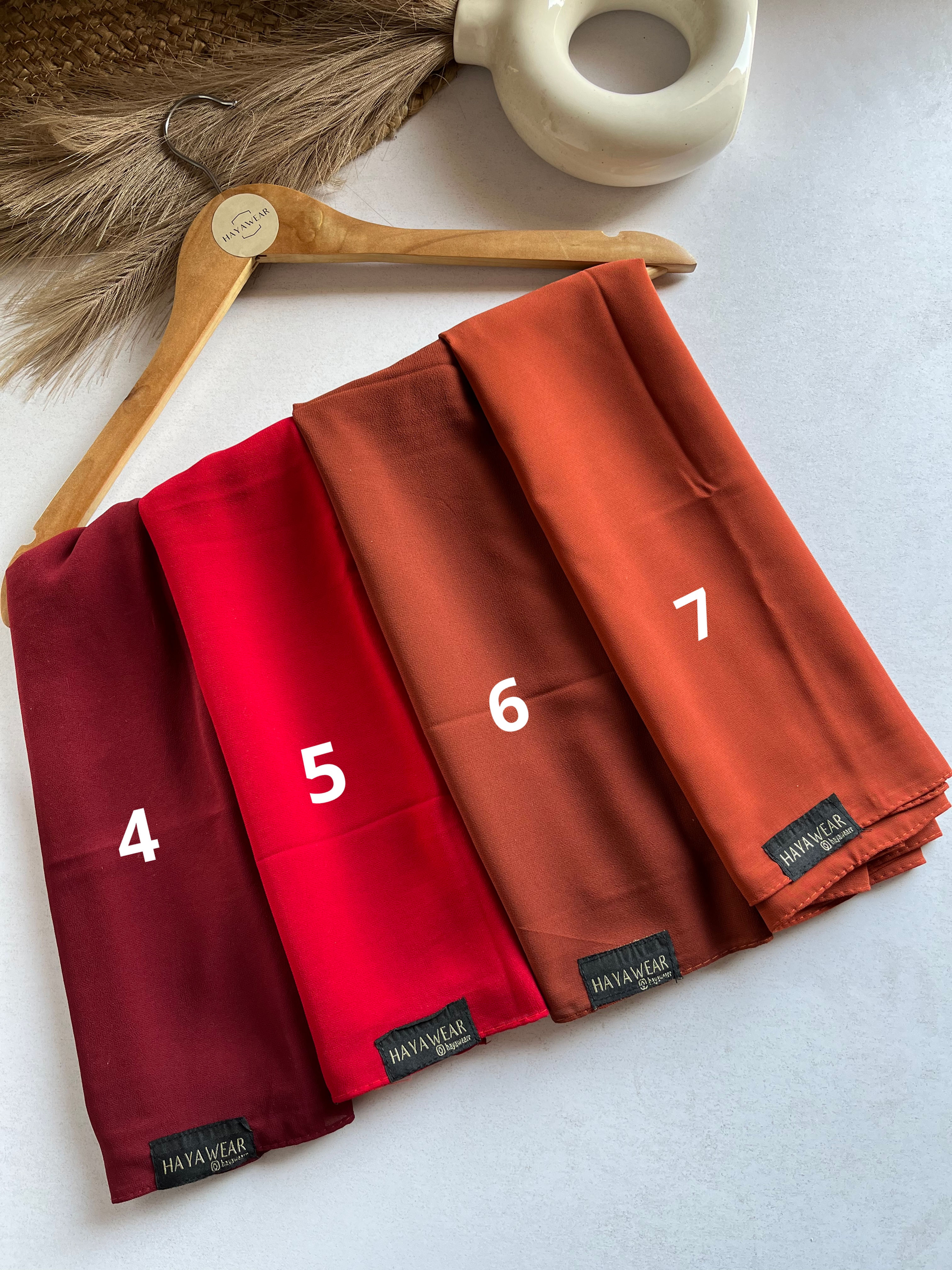 Luxury chiffon hijab 