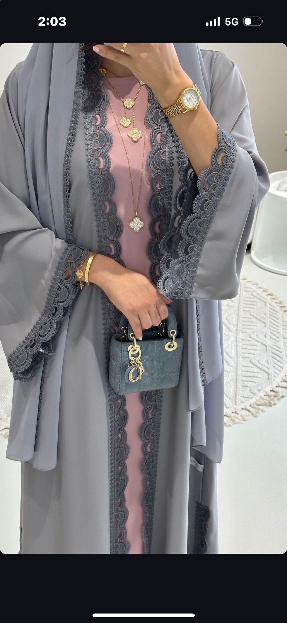 Thumbnail: Lace abaya