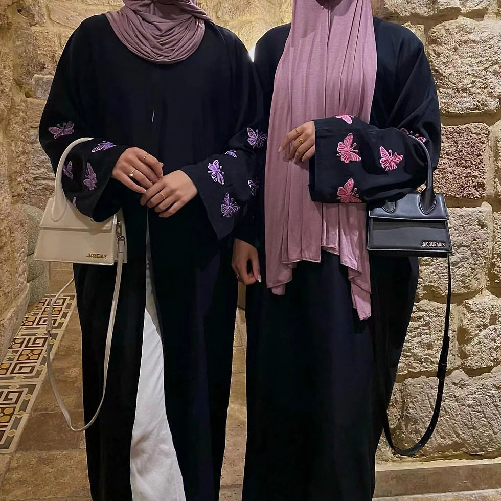 Thumbnail: Butterfly abaya 