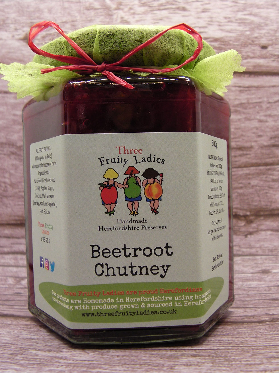 Thumbnail: Beetroot Chutney handmade by Three Fruity Ladies
