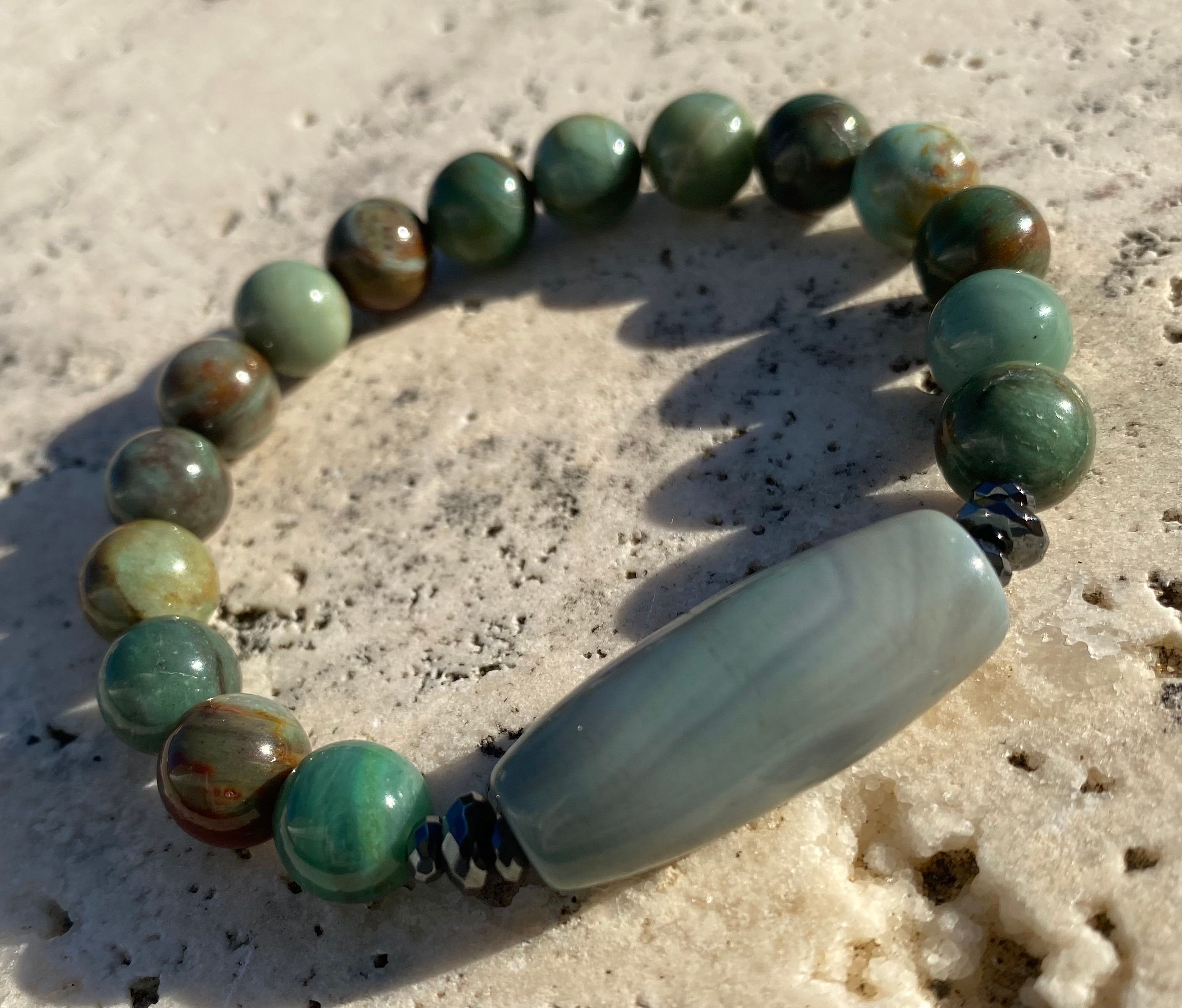 Gradient Beaded Bracelet