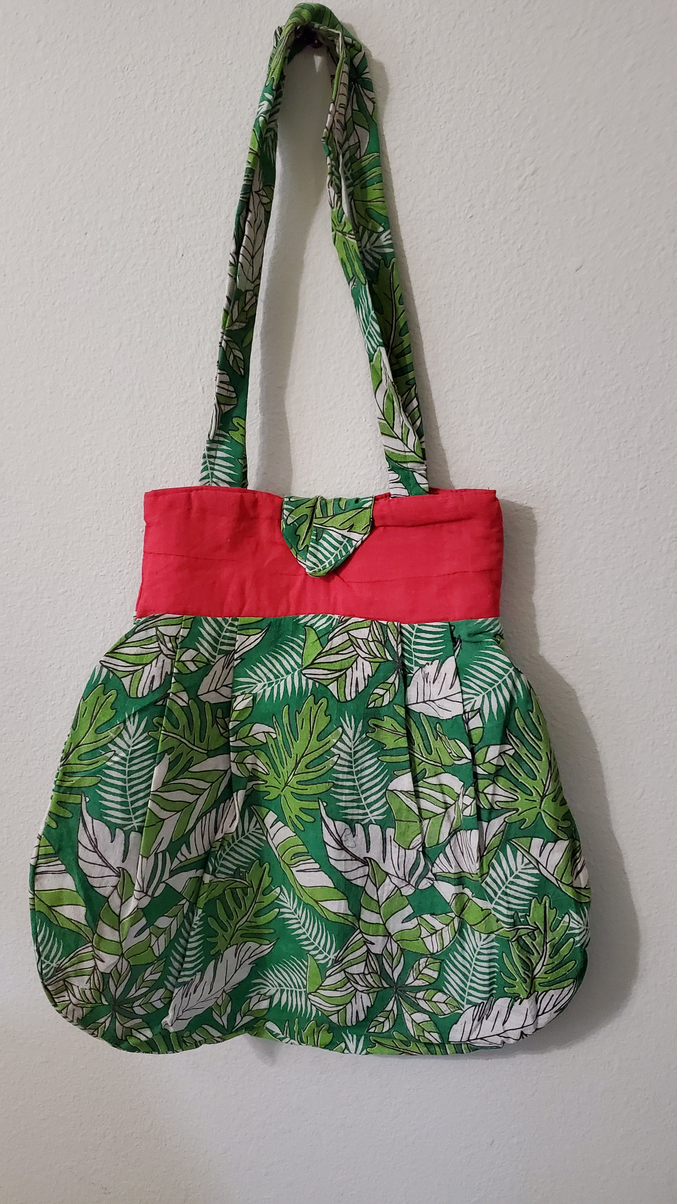 Kalamkari natural dyed fabric handbag