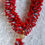 Thumbnail: Red and silver garland 12 inches
