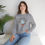 Thumbnail: Budgie Christmas Wreath Sweatshirt — Blue Parakeet Holiday Crewneck