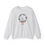 Thumbnail: Budgie Christmas Wreath Sweatshirt — Blue Parakeet Holiday Crewneck