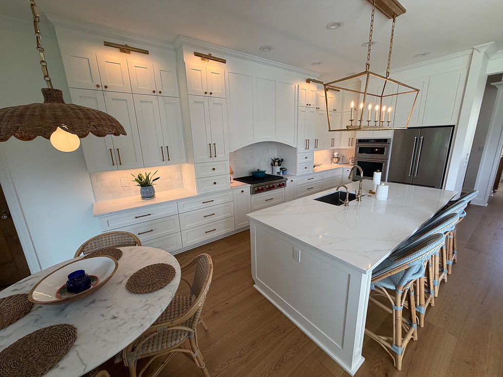 pure white kitchen Carmel Indiana luxury white countertops