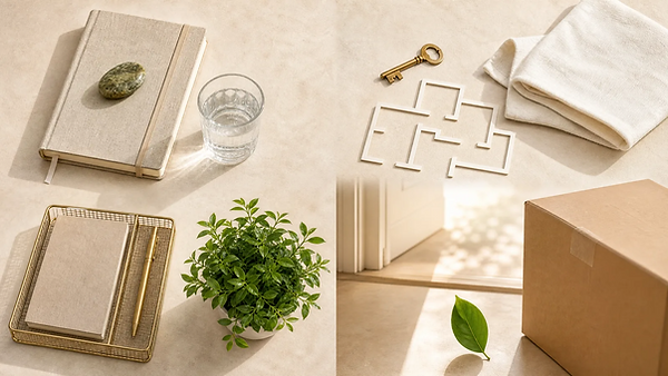 Visual guide to personal, home, workplace and life-transition spiritual cleansing services