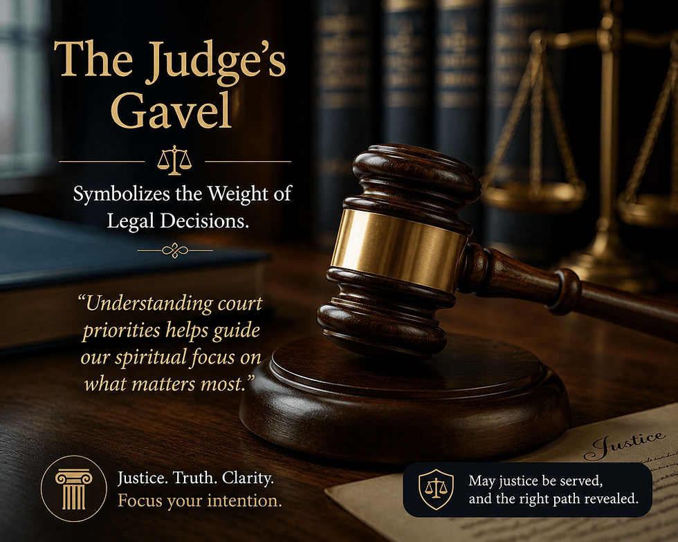 A dark wooden gavel and sound block on a table, representing justice and court decisions.