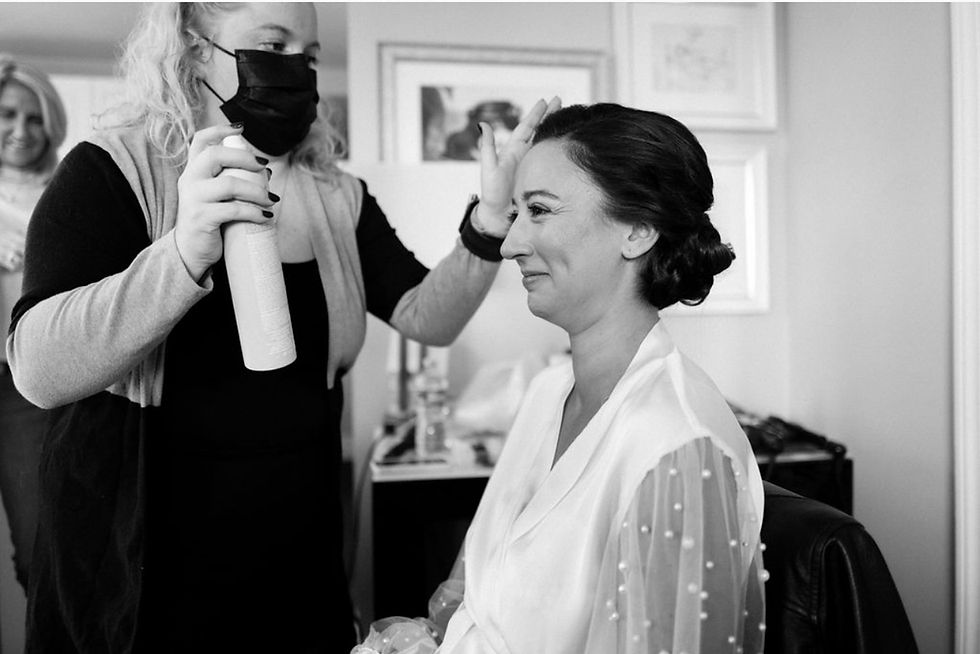 Luxury NYC bridal hair and makeup by Kaylyn Hite at Kay Veda Bridal—on-site wedding beauty expert.