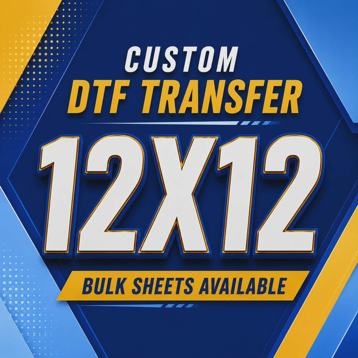 Bulk Order - 12x12 DTF Transfers