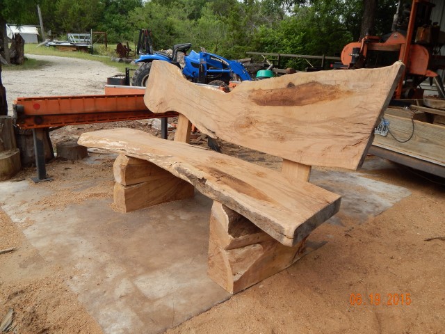 Bench, Live Oak 0690