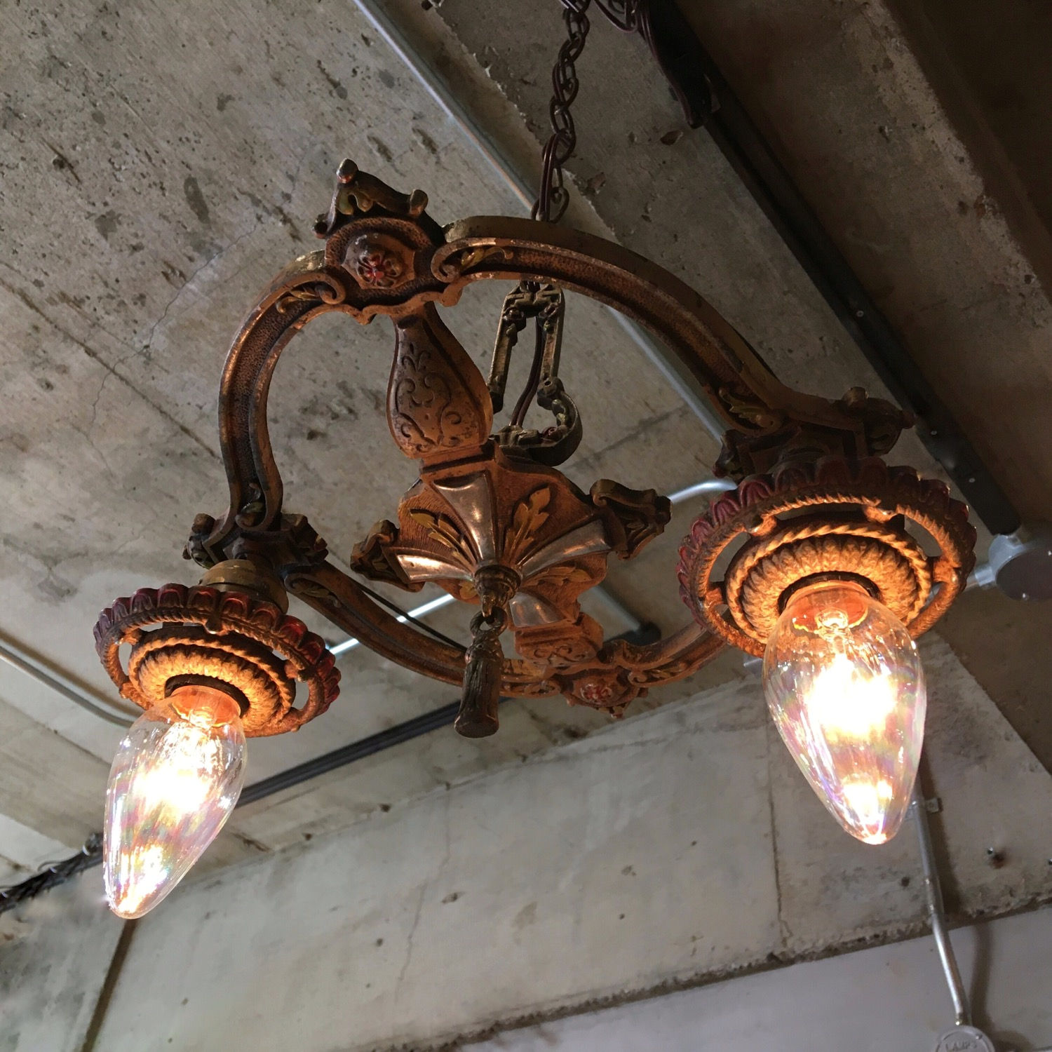 [SOLD]2 lights chandelier/LP01-13