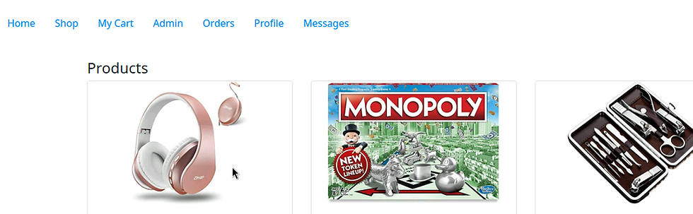 Landing page