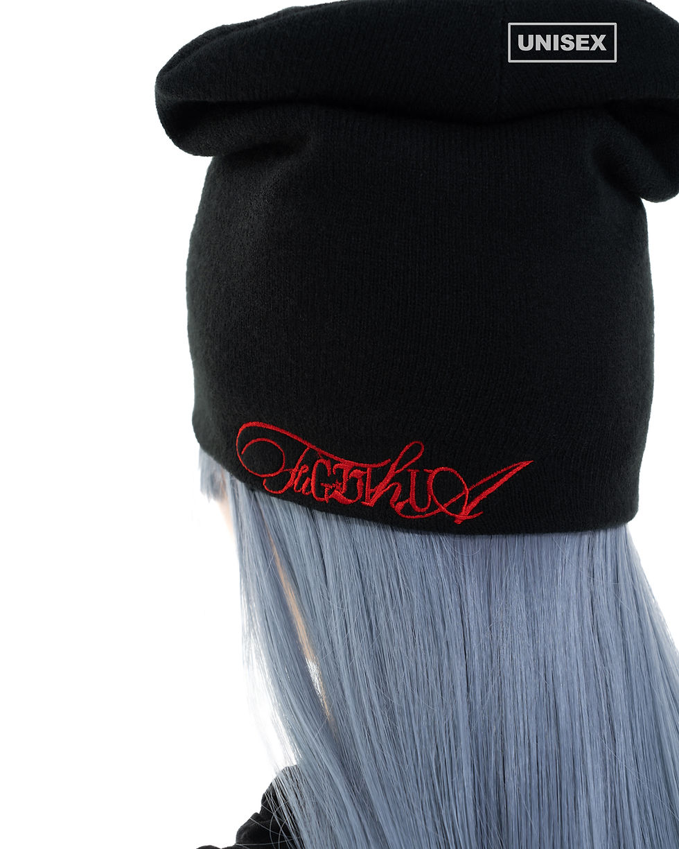縮圖：Feed Me Beanie- BK