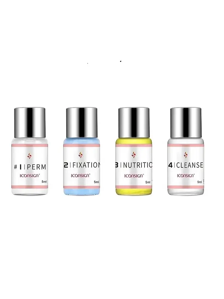 5 Bottles/Lot #1/2/3/4 Lashes Lift Lotion Eyelash Perm Solution Lifting