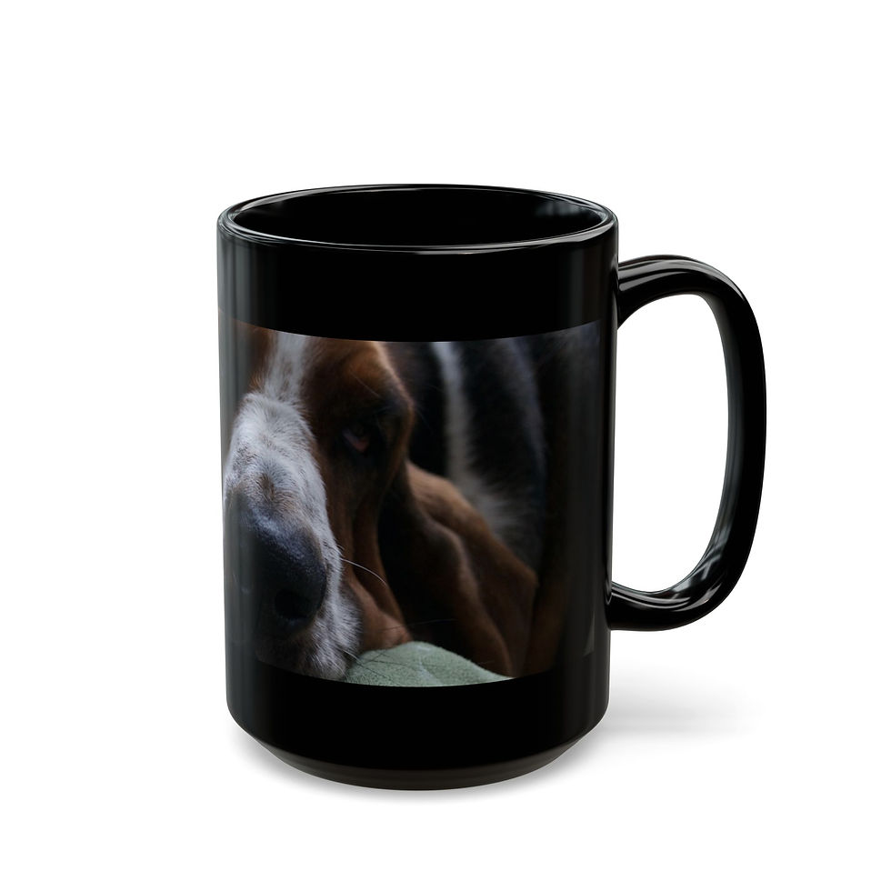 Thumbnail: 🐕‍🦺 Basset Hound ➖ I WUFF YOU! ➖ Pet Lover (15oz)