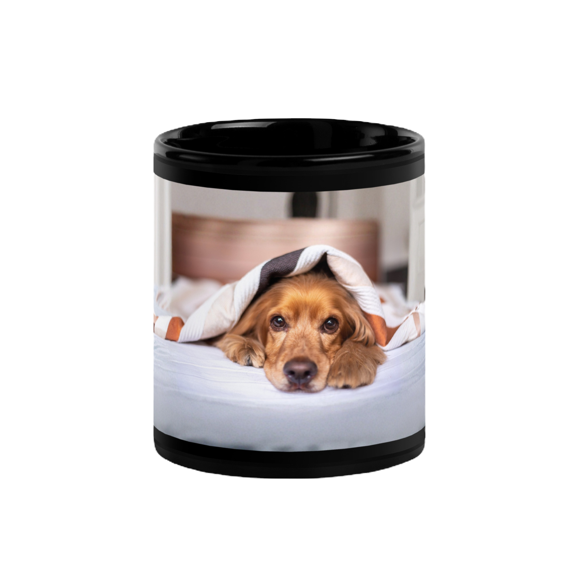 Cozy Pup Under the Covers Mug