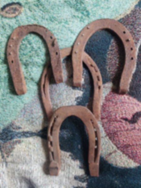 Iron Horseshoes (w/Nails)