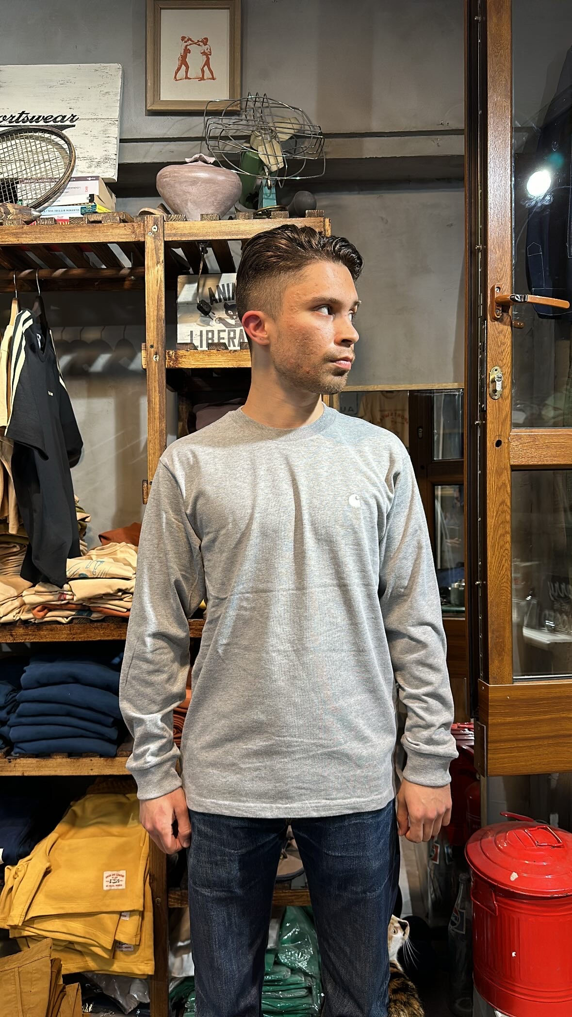 Carhartt Long Sleeve T-shirt Grey