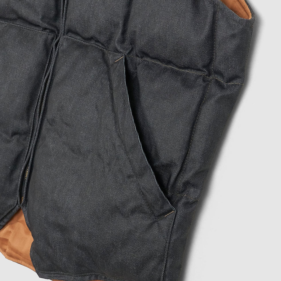 Küçük resim: RRL Double RL Denim Quilted Vest 
