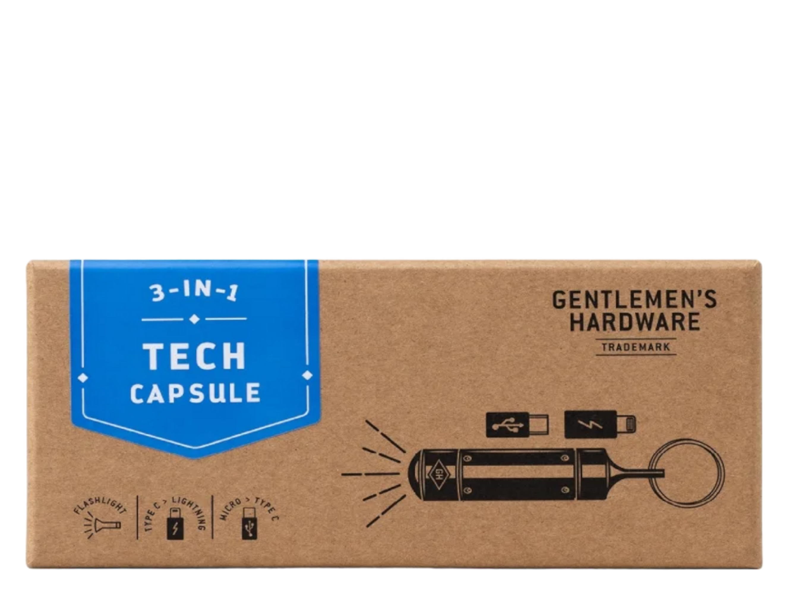 Gentlemen’s Hardware 3 in 1 Tech Kapsül Anahtarlık