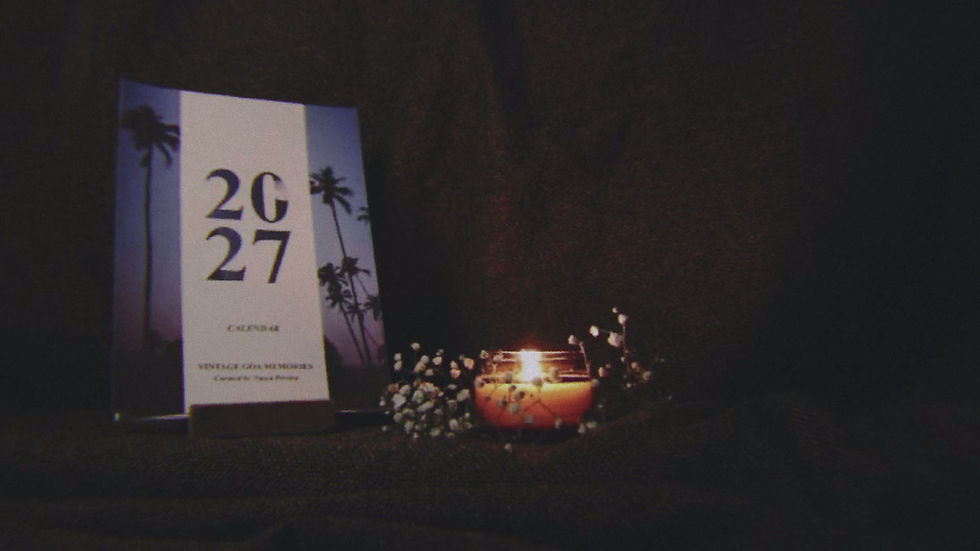 2027 Calendar Vintage Goa Memories