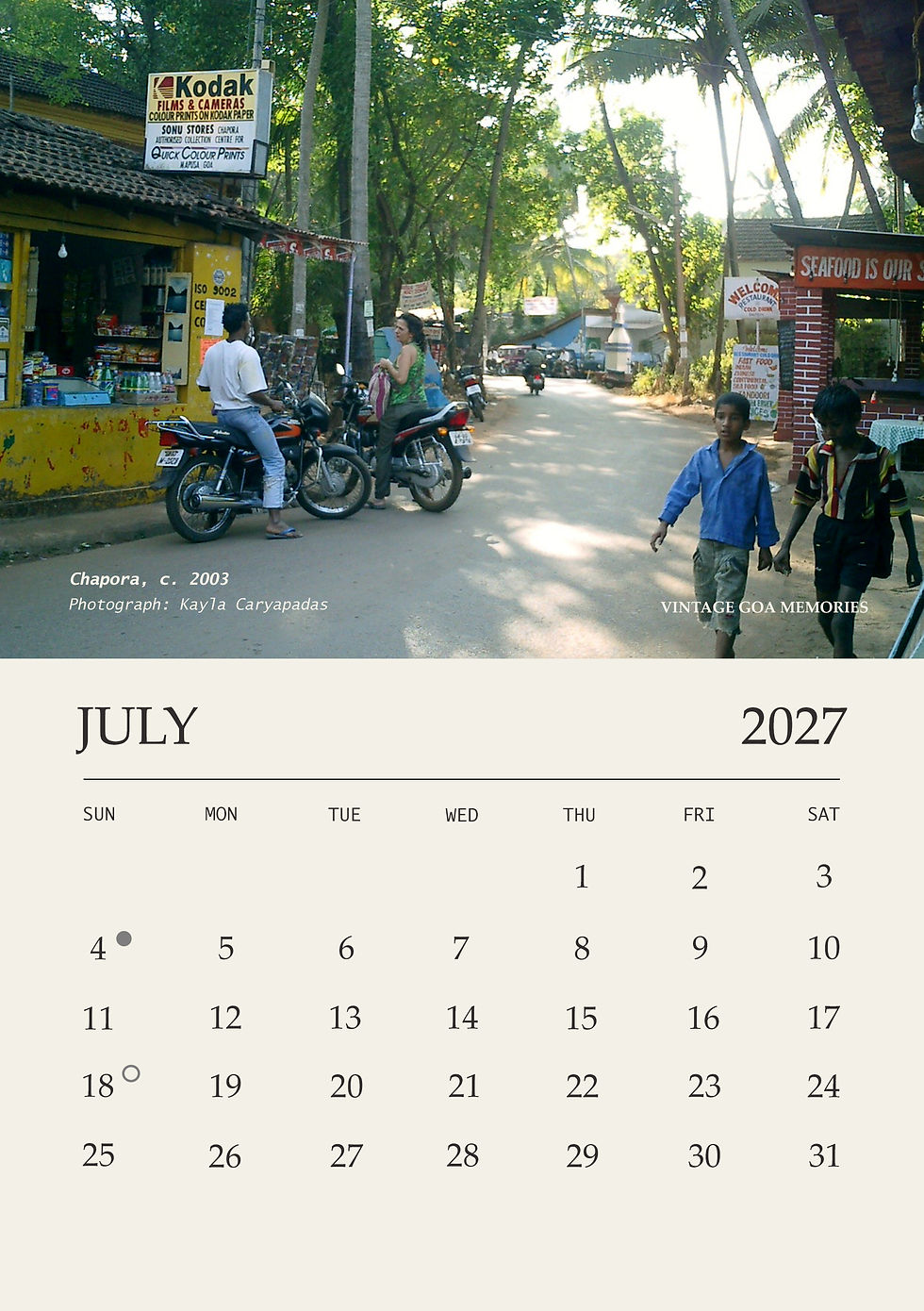 Thumbnail: 2027 Desk Calendar: Vintage Goa Memories