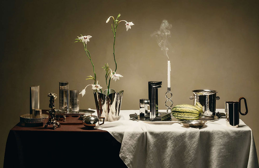 metal objects editorial shoot by elle decoration uk