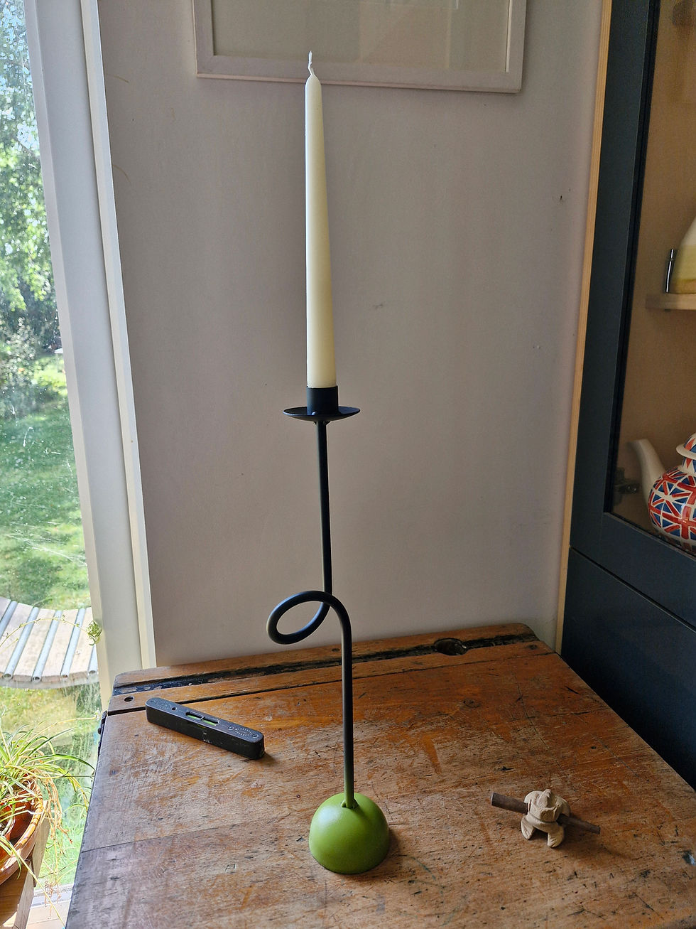 Thumbnail: Single Steel Candle Holder