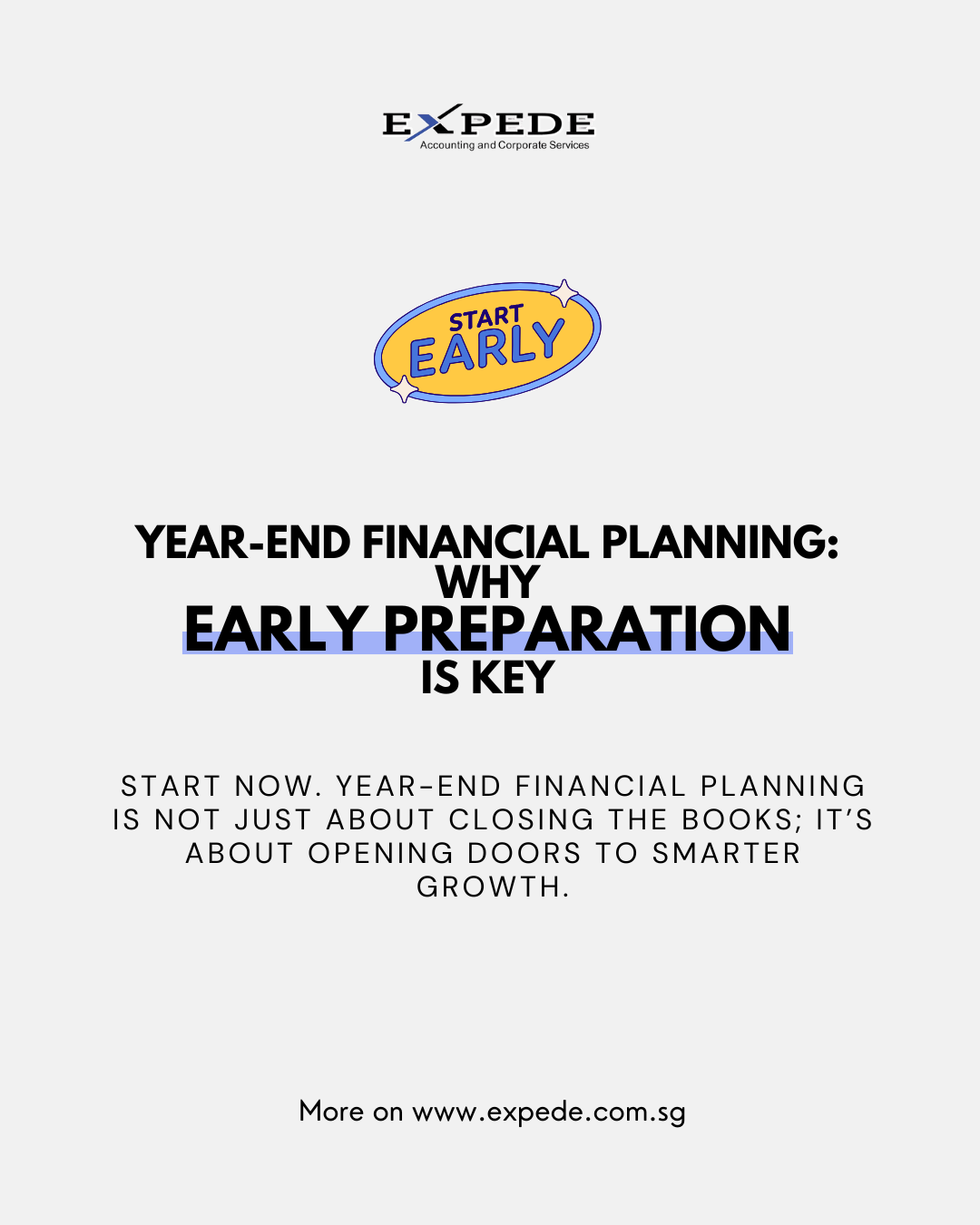 Year-End Financial Planning: Why Early Preparation is Key