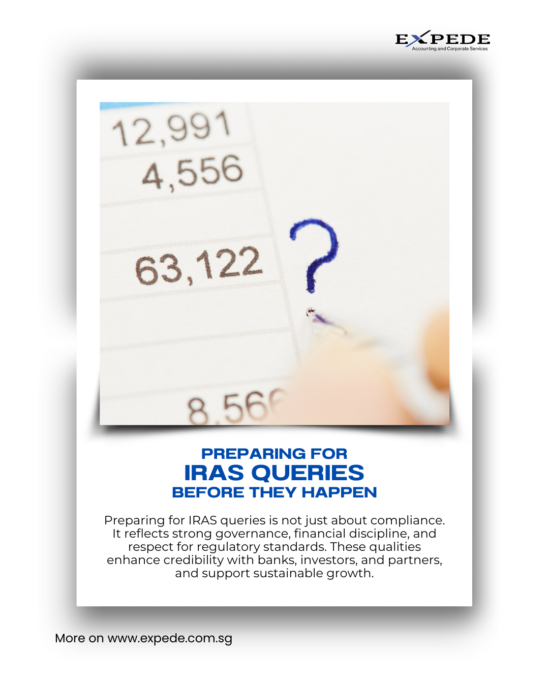 Preparing for IRAS Queries Before They Happen