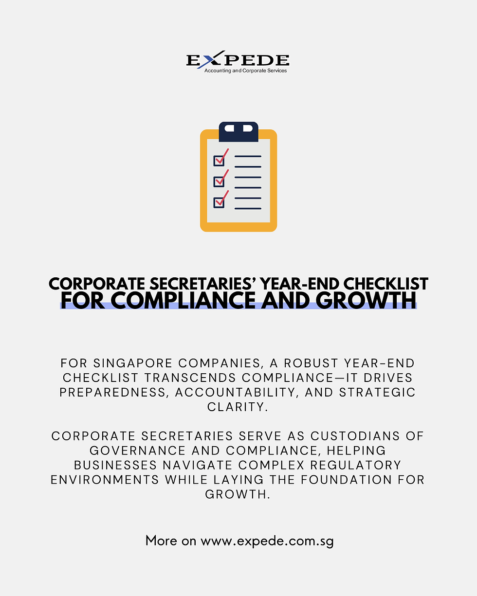 Corporate Secretaries’ Year-End Checklist for Compliance and Growth