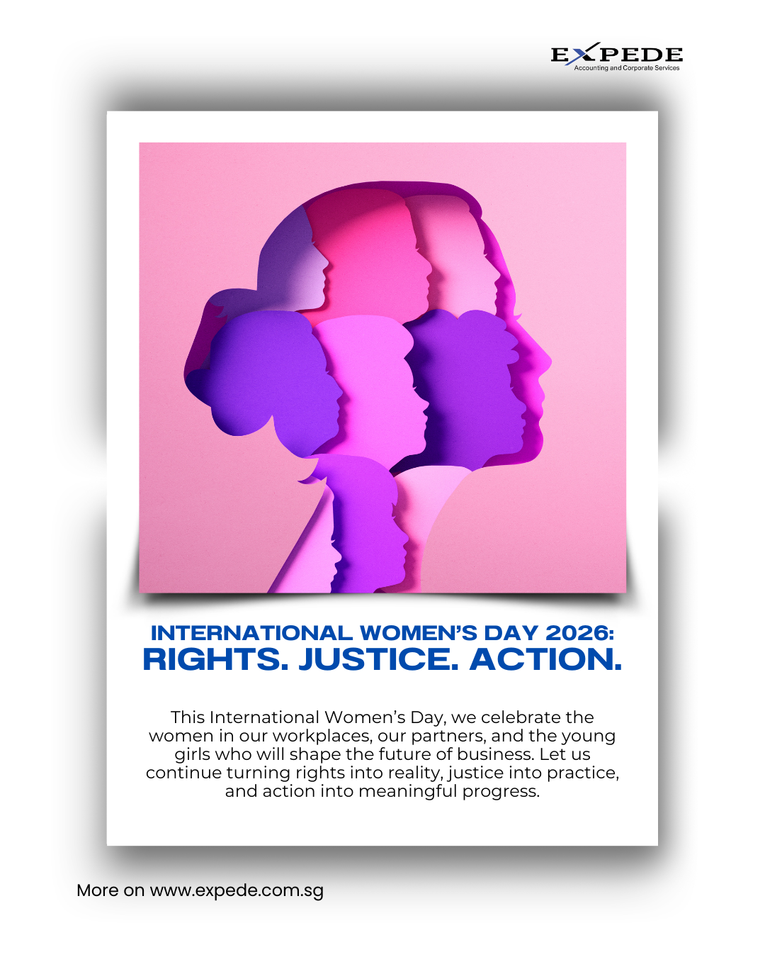 International Women’s Day 2026: Rights. Justice. Action.