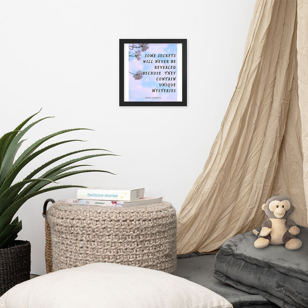 Thumbnail: Framed poster