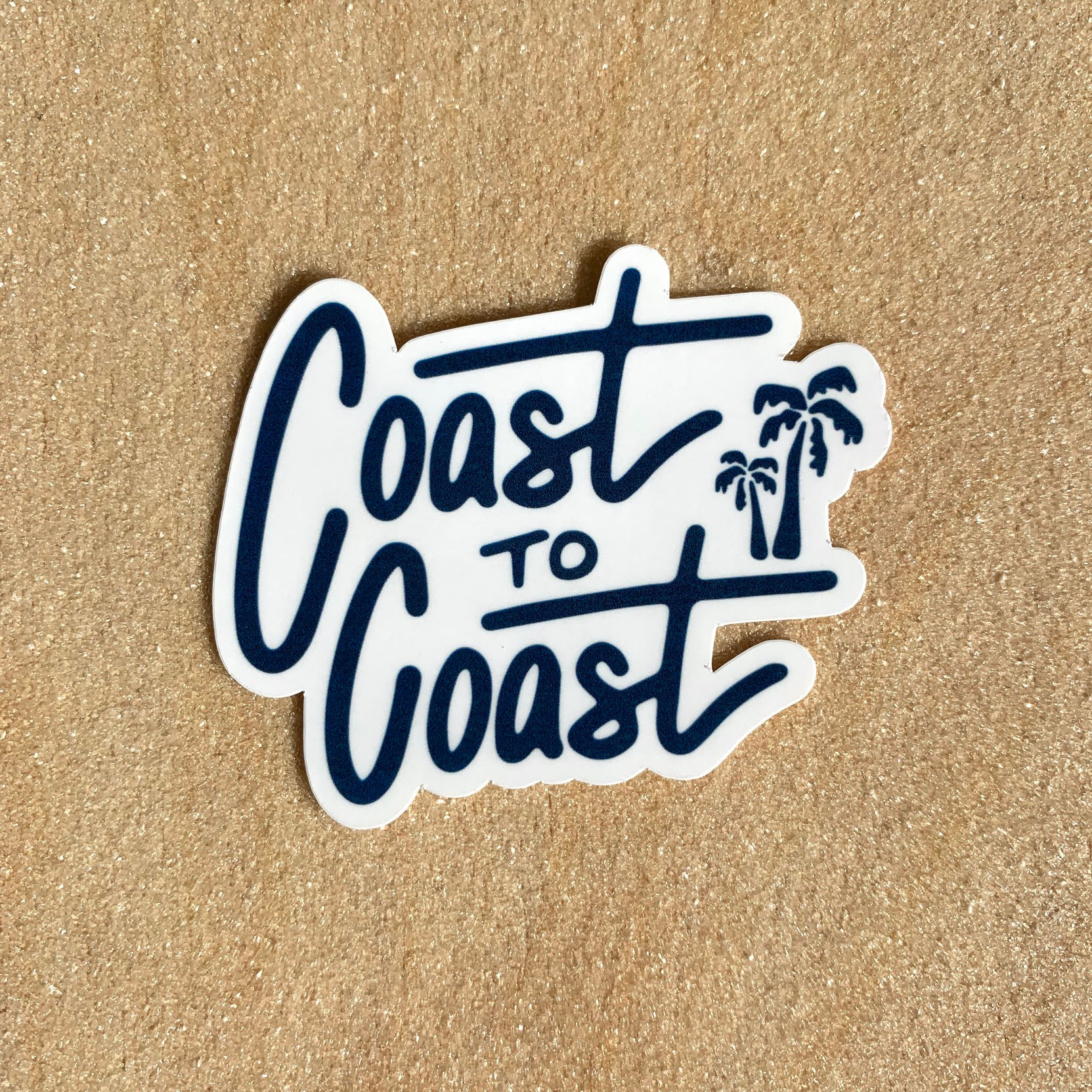 Coast to Coast Sticker