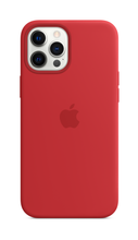 iPhone 12 Pro Max Silicone Case with Magsafe - Red