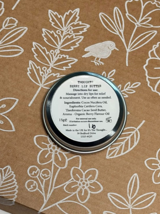 Thumbnail: Bottom of the Its The Thought Berry Lip Balm