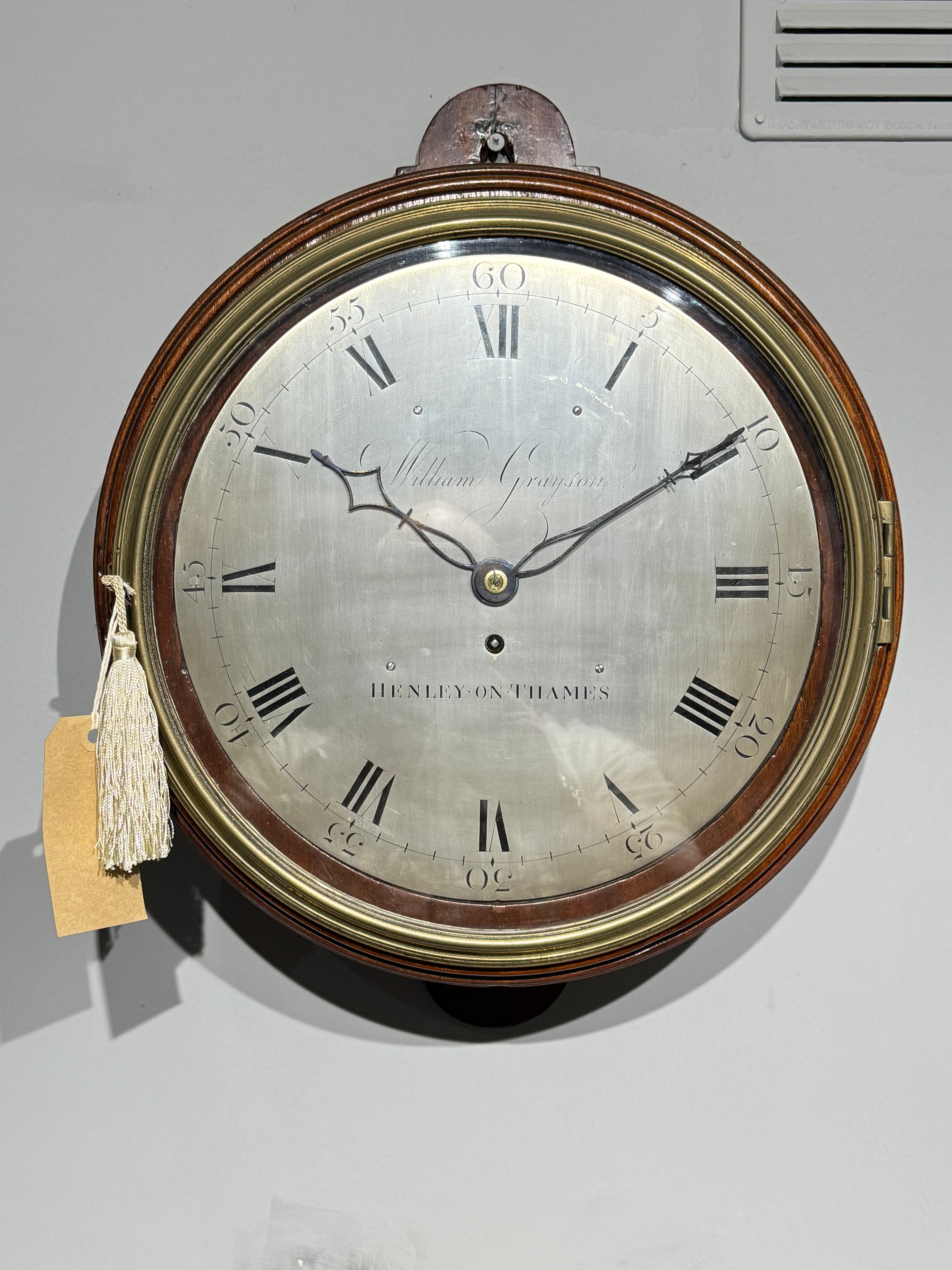 Fusee Verge Salt Box Dial Clock