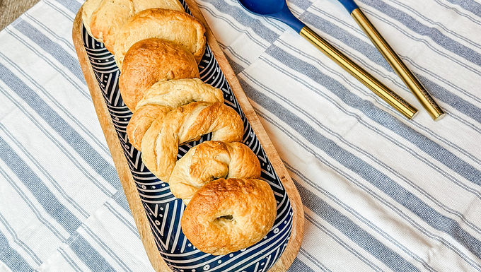 A practical big-batch sourdough discard bagel recipe that can also be used for pizza crust and cinnamon-honey rolls.