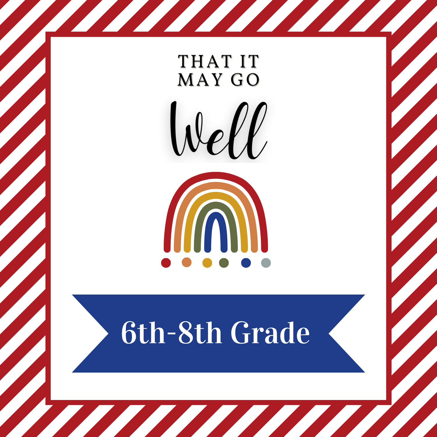 6th–8th grade Christian homeschool curriculum red year cover