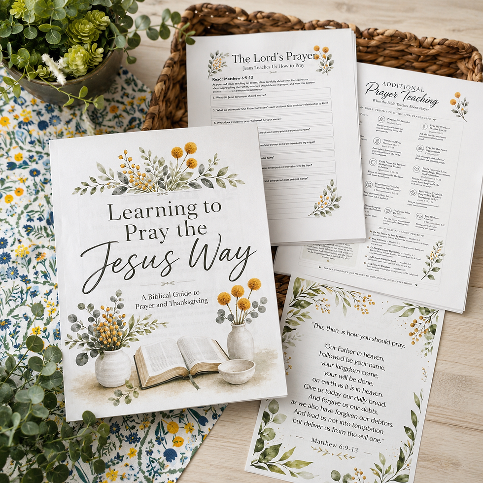 christian bible study about prayer free