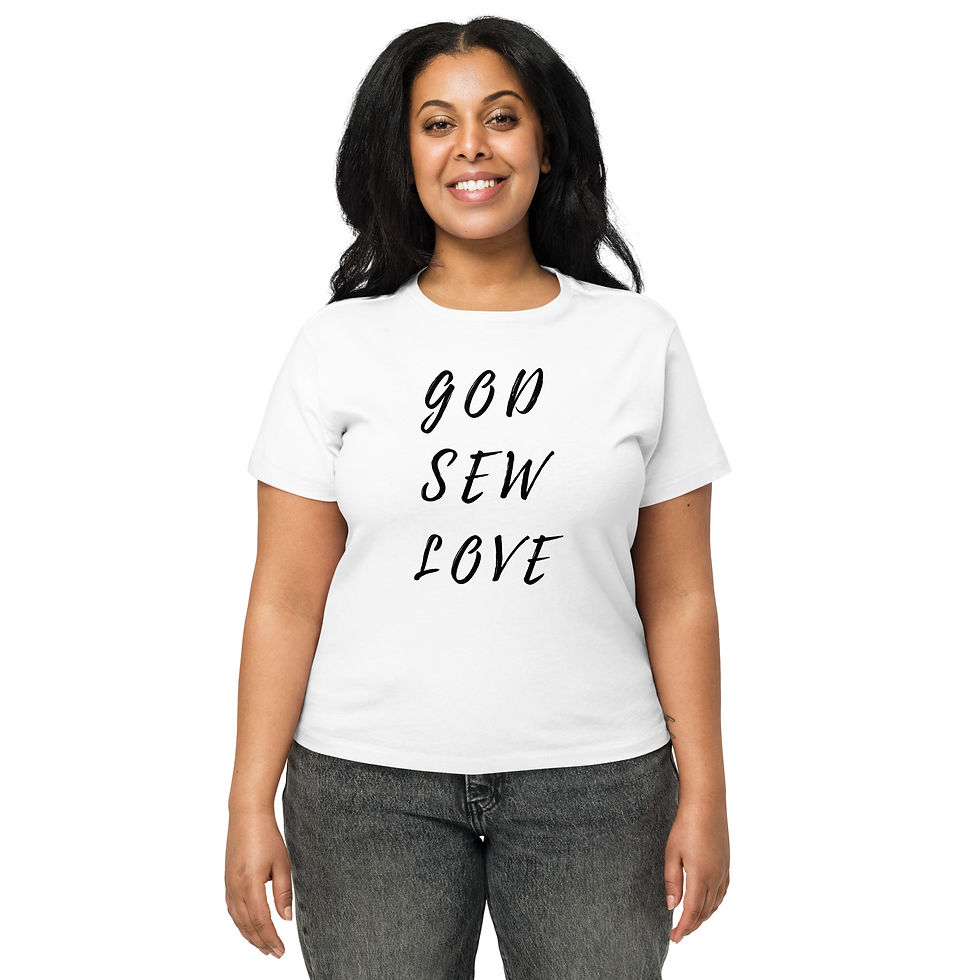 Thumbnail: GOD.SEW.LOVE T-shirt (In various colors)