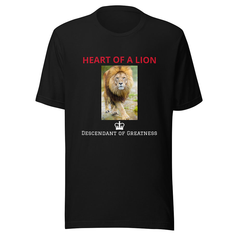 Thumbnail: Heart Of A Lion- Unisex t-shirt