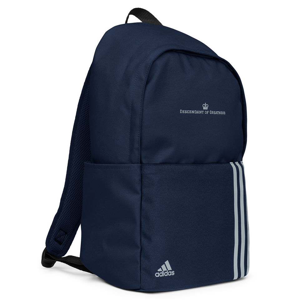Thumbnail: Descendant Of Greatness- Embroidered Adidas backpack