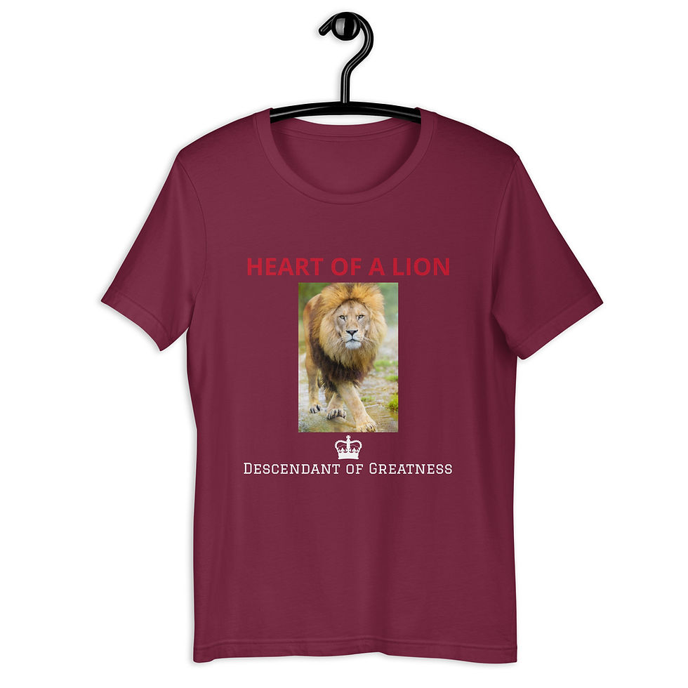 Thumbnail: Heart Of A Lion- Unisex t-shirt